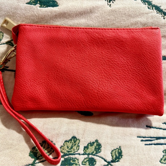 Handbags - Elegant coral Wristlet